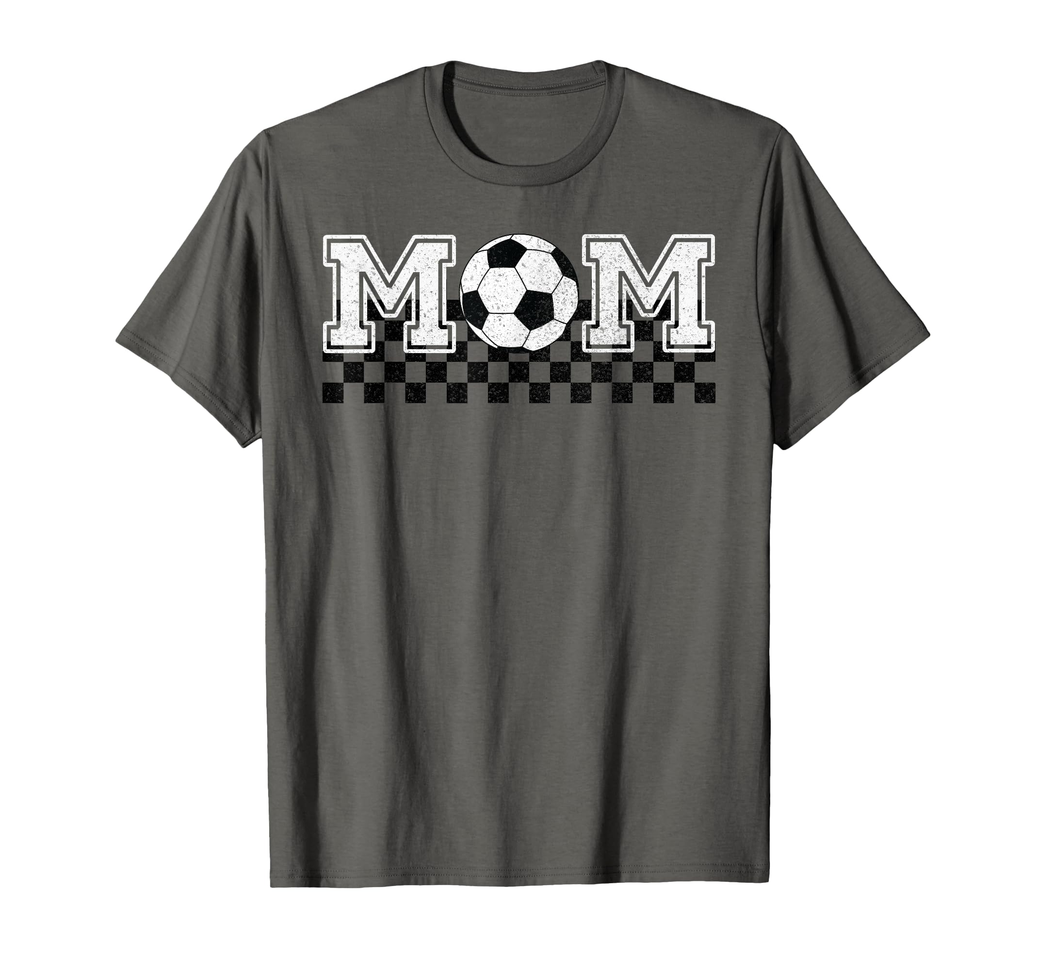 Soccer Mom Soccer Mama Checkered Mothers T-Shirt - Streetwear Style Unisex