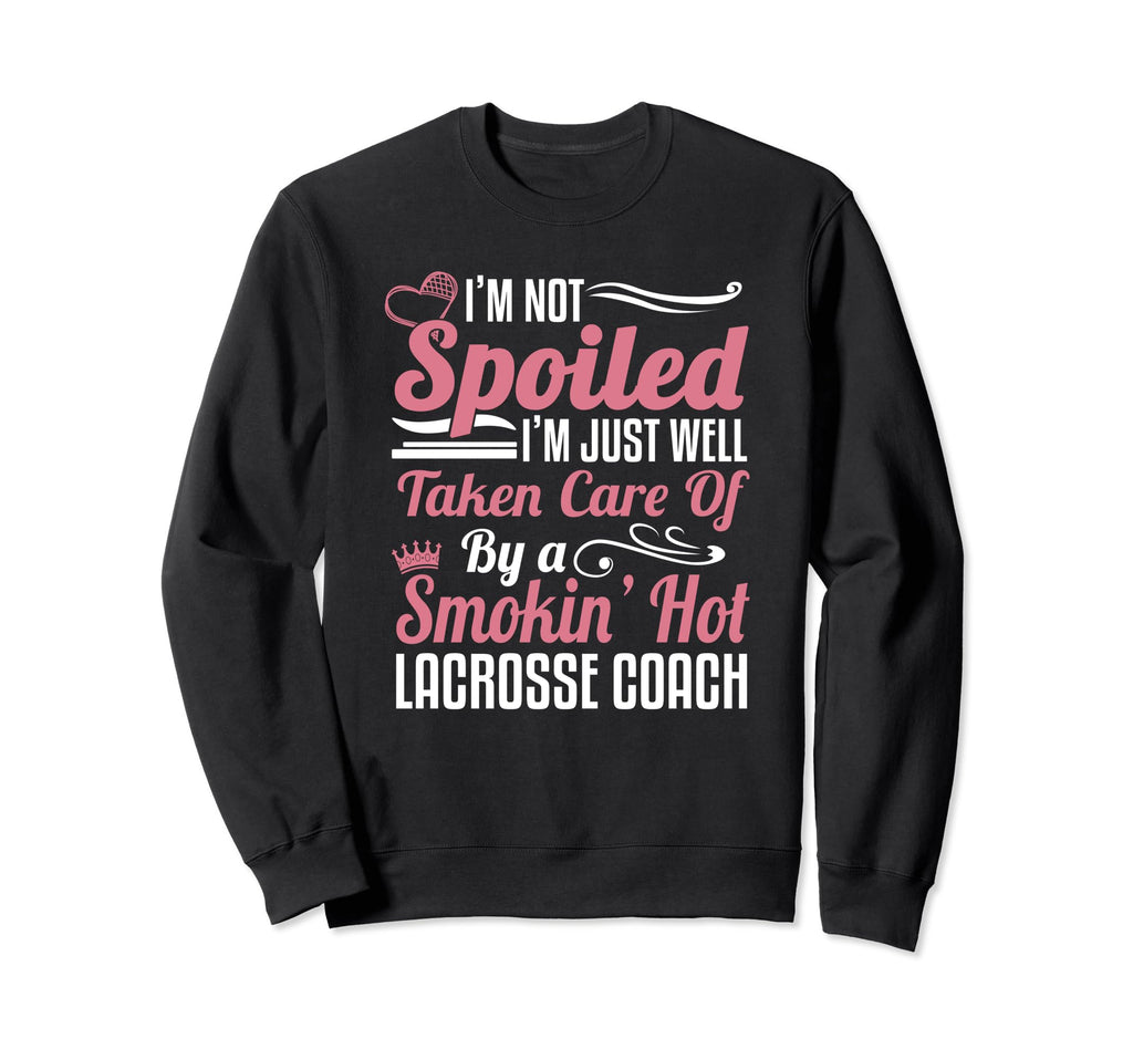 Lacrosse Coach Wife Girlfriend Sweatshirt - Trendy Graphic Men Women