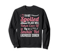 Lacrosse Coach Wife Girlfriend Sweatshirt - Trendy Graphic Men Women