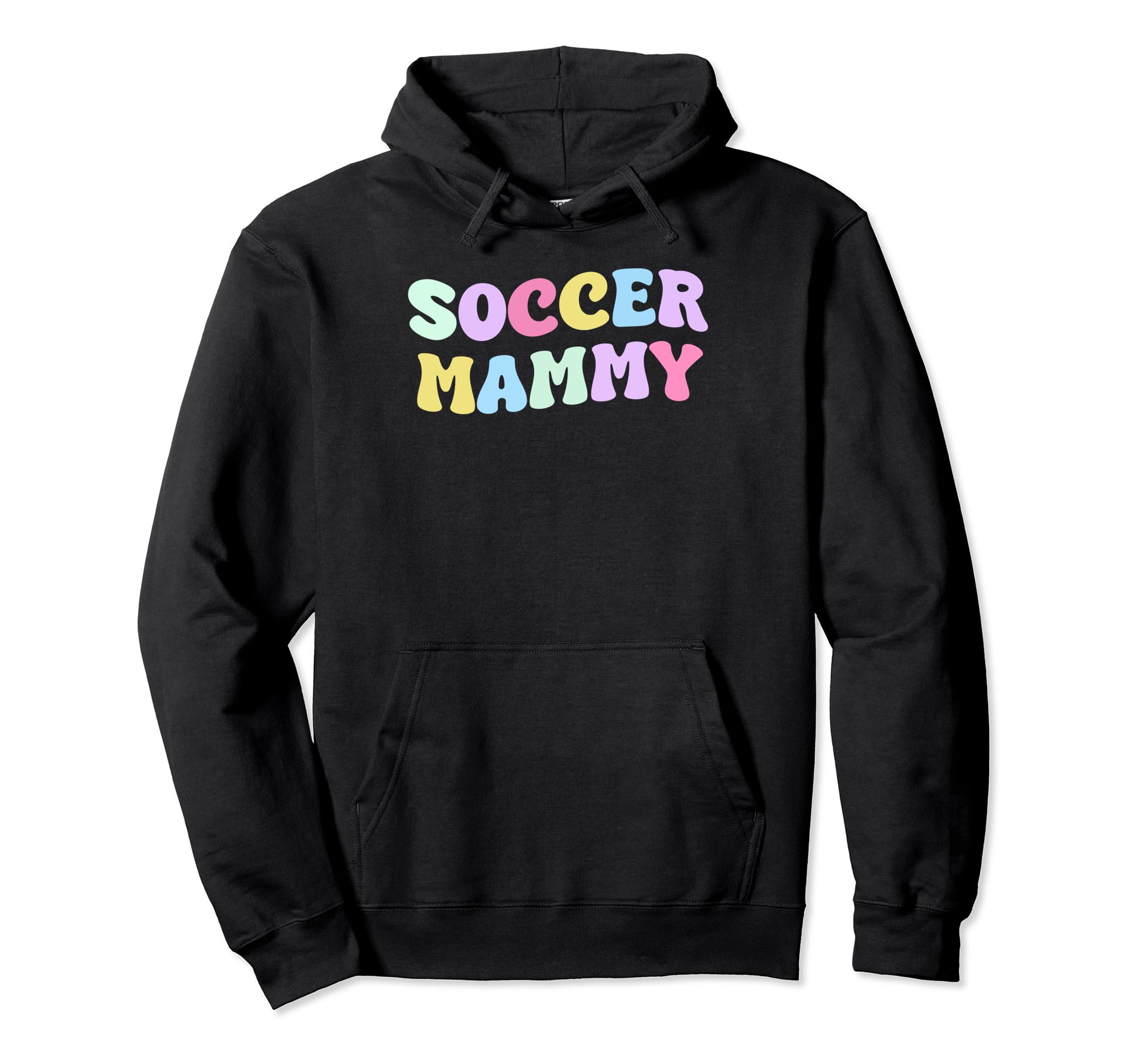 Groovy Mommy Soccer Sports Loving Hoodie - Aesthetic Graphic for Adults