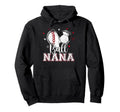 Ball Nana Baseball Soccer Heart Nana Hoodie - Novelty Apparel Men Women