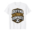 Football Collection Soccer Defend T-Shirt - Graphic Print Men Women