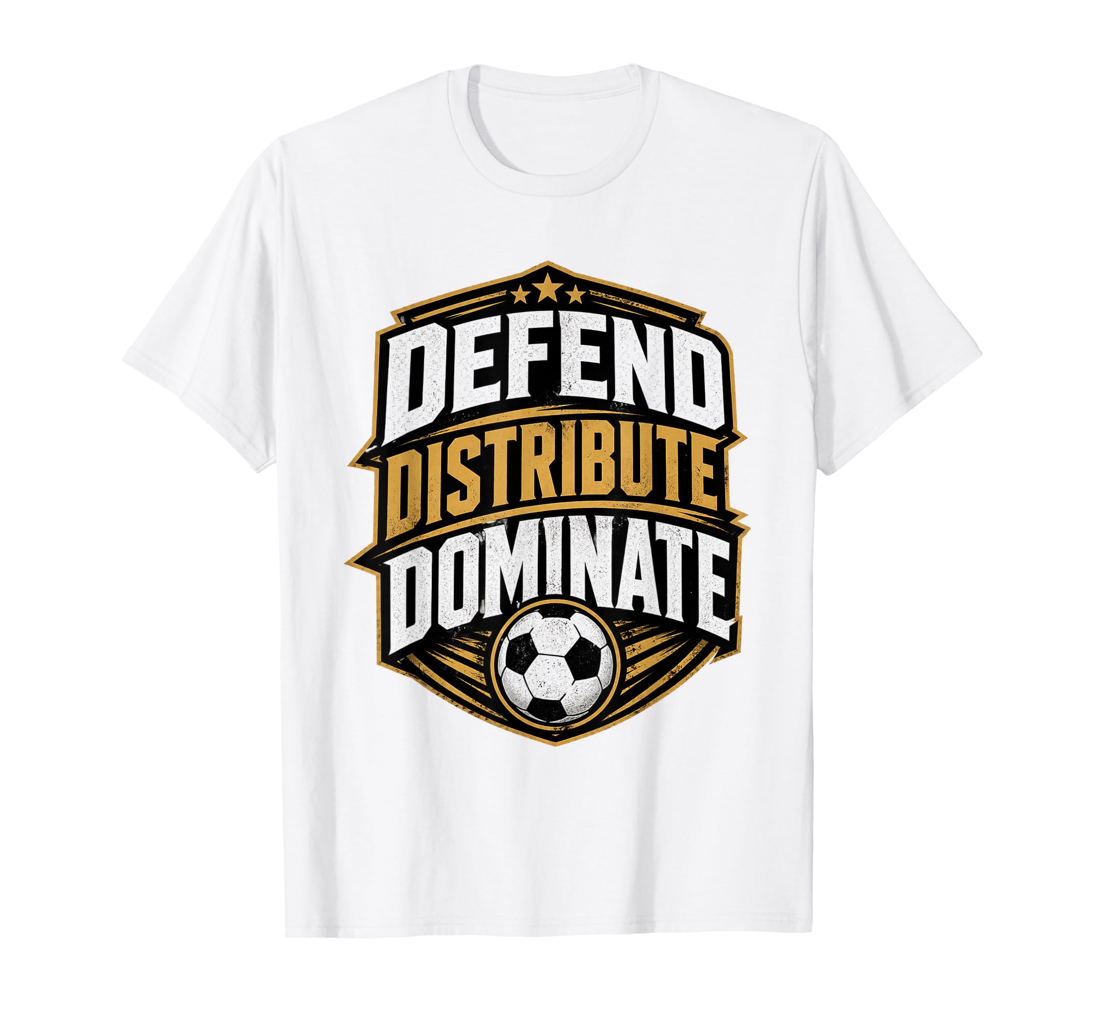 Football Collection Soccer Defend T-Shirt - Graphic Print Men Women
