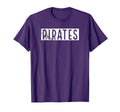 Pirates School Spirit Mascot T-Shirt - Fun Novelty Design for Adults