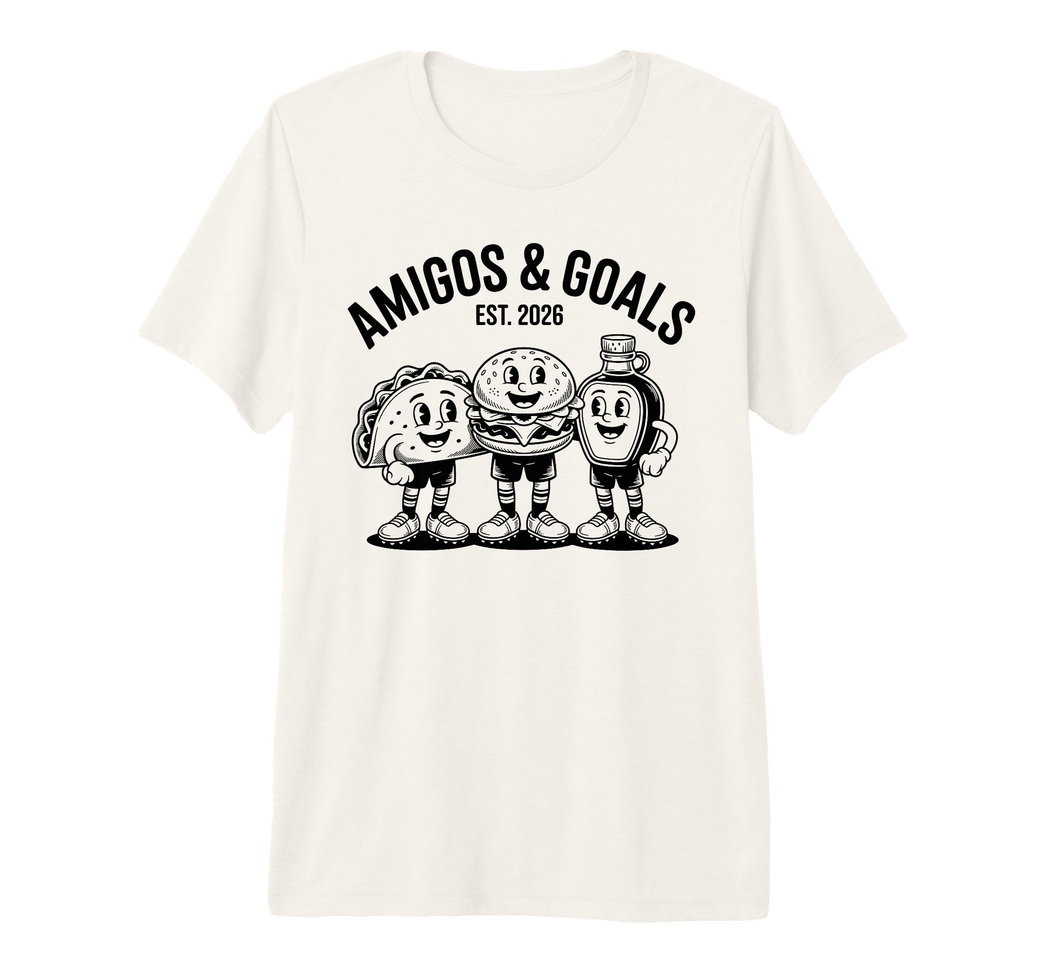 Funny 2026 Soccer Hosts Mexico Usa Canada T-Shirt - Trendy Graphic Unisex