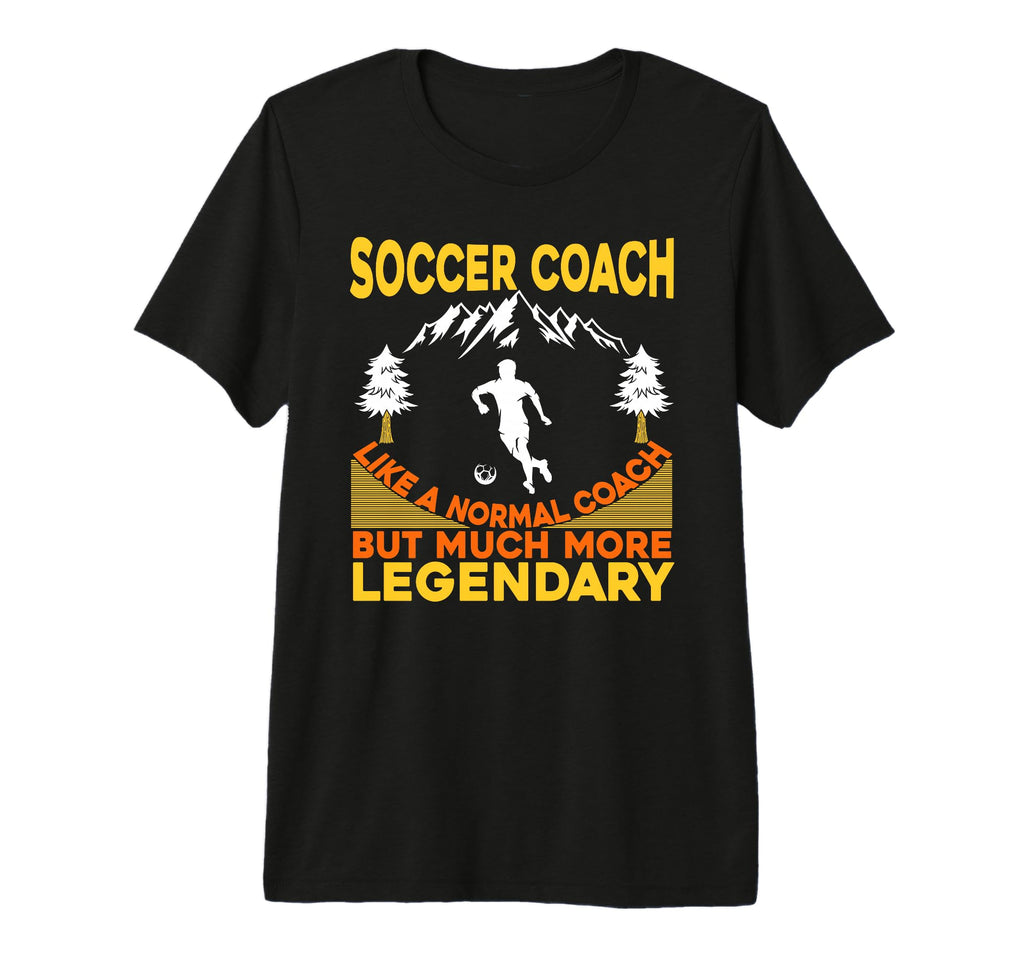Mens Soccer Coaching Training Trainer T-Shirt - Novelty Apparel for Adults