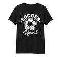 Soccer Squad Soccer Ball Distressed T-Shirt - Casual Everyday Wear Unisex