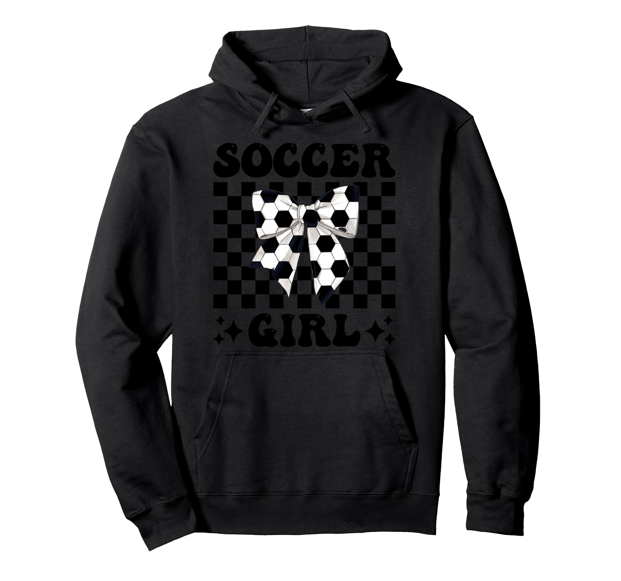 Soccer Coquette Bow Hoodie - Aesthetic Graphic Unisex