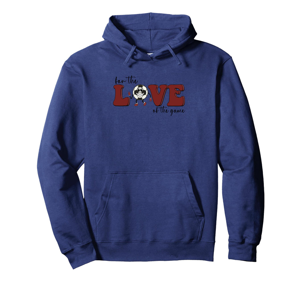 Love Game Soccer Fun Hoodie - Minimalist Print Unisex