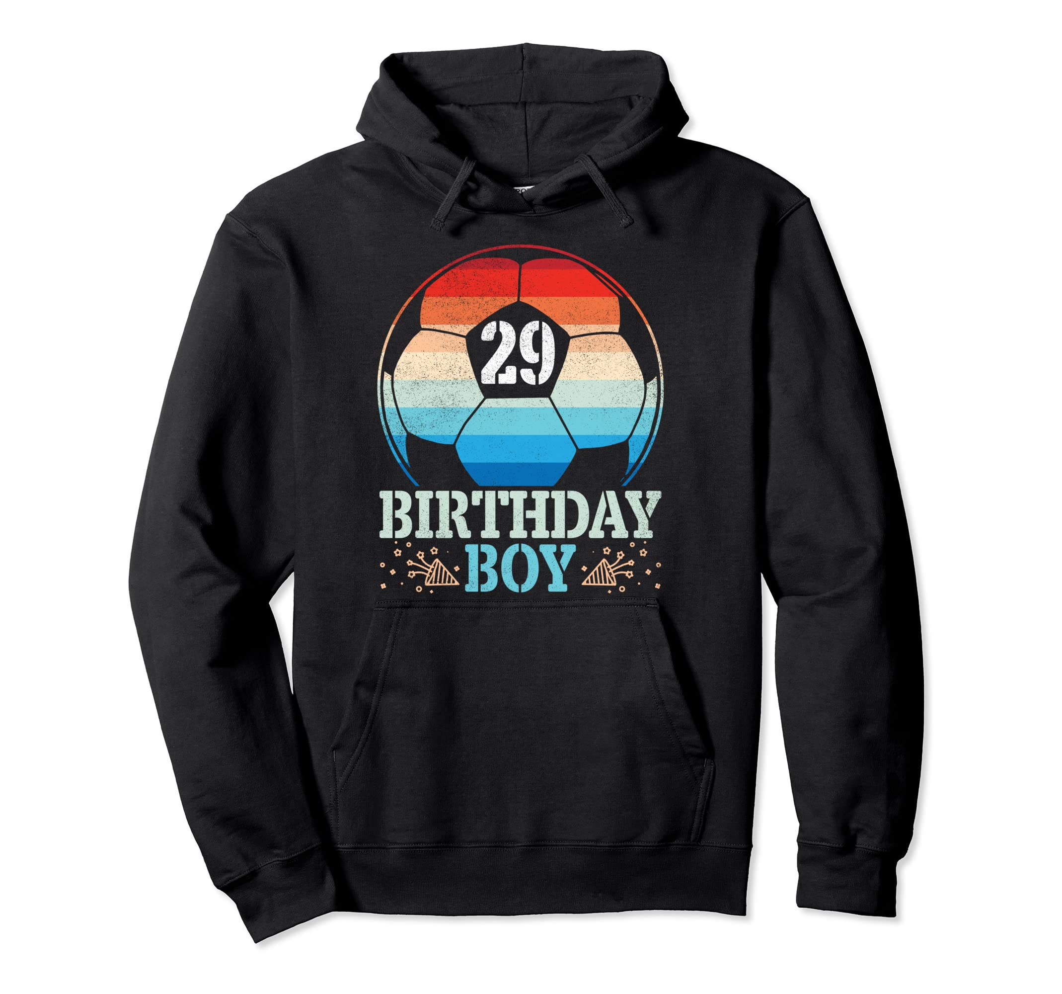 Playing Soccer Happy Birthday Player Hoodie - Custom Art Print Men Women