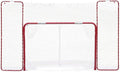 EZGoal Hockey Folding Pro Goal with Backstop and Targets, 2-Inch, Red/White