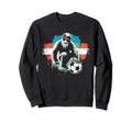 Bigfoot Soccer Player Funny Sweatshirt - Casual Everyday Wear for Adults