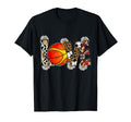 Love Basketball Soccer Football Mom T-Shirt - Streetwear Style Unisex