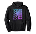 Soccer Player Hoodie - Aesthetic Graphic for Adults