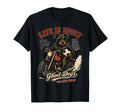 Patterdale Terrier Motorbike Love T-Shirt - Fun Novelty Design for Adults