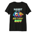 Nanny Birthday Basketball Soccer Ball T-Shirt - Novelty Apparel for Adults