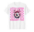 Soccer Sister Soccer Coquette Little T-Shirt - Minimalist Print Men Women