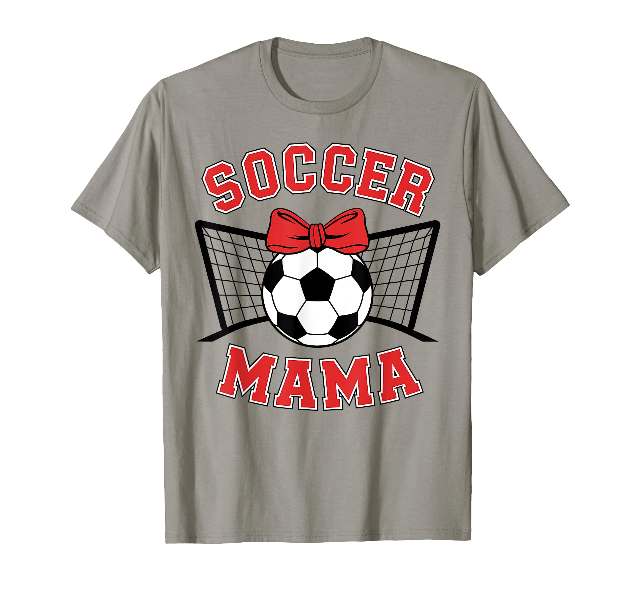 Soccer Mama Coquette Bow Soccer Mom T-Shirt - Custom Art Print for Adults