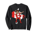 Canada Soccer Dab Flag Football Sweatshirt - Streetwear Style for Adults