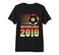 Awesome Since 2010 Soccer 16Th Birthday T-Shirt - Minimalist Print Unisex