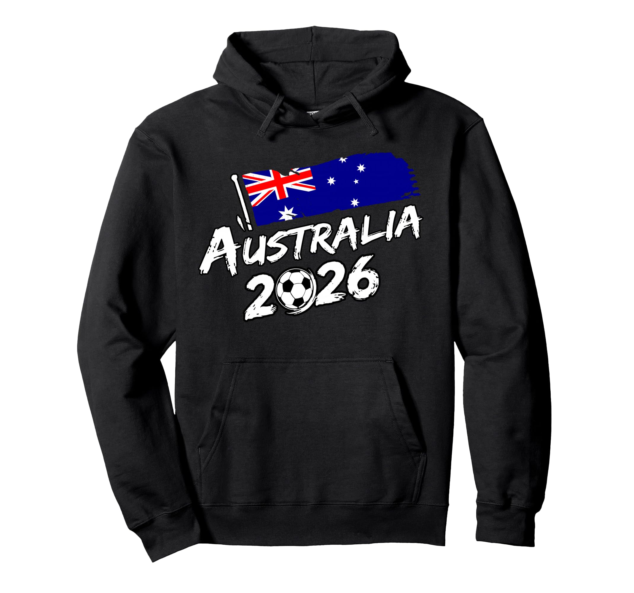 Australia Soccer Football Game Player Fan Hoodie - Minimalist Print Unisex