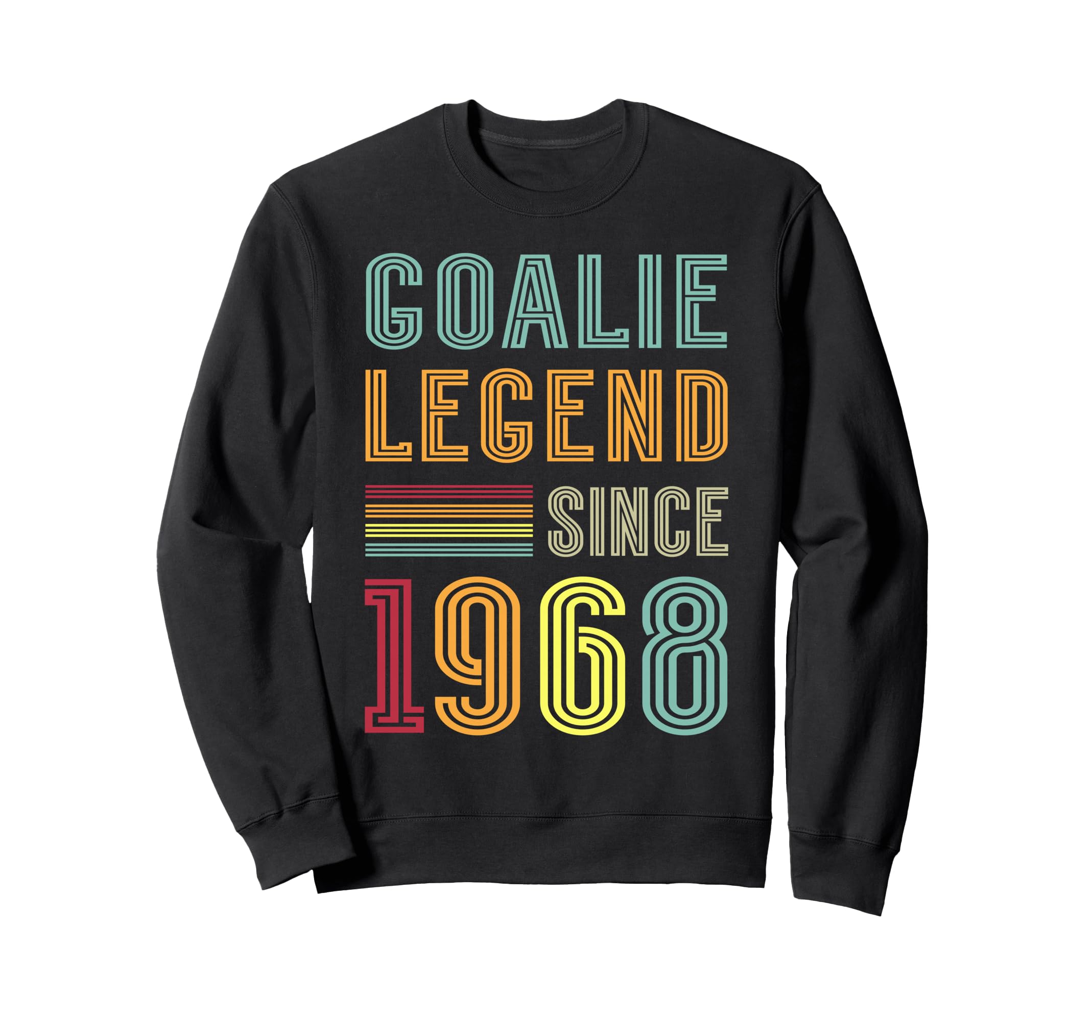 Goalkeeper Legend 1968 Sports Goal Sweatshirt - Minimalist Print Men Women