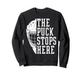 Hockey Goalkeeper Mask Player Outfit Sweatshirt - Unique Graphic Men Women