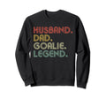 Sarcastic Husband Dad Goalie Legend T-Shirt - Graphic Print for Adults
