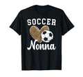Soccer Nonna Heart Grandma Nonna Soccer T-Shirt - Graphic Print Unisex
