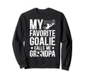 Proud Soccer Goalie Grandpa Soccer Sweatshirt - Trendy Graphic Unisex