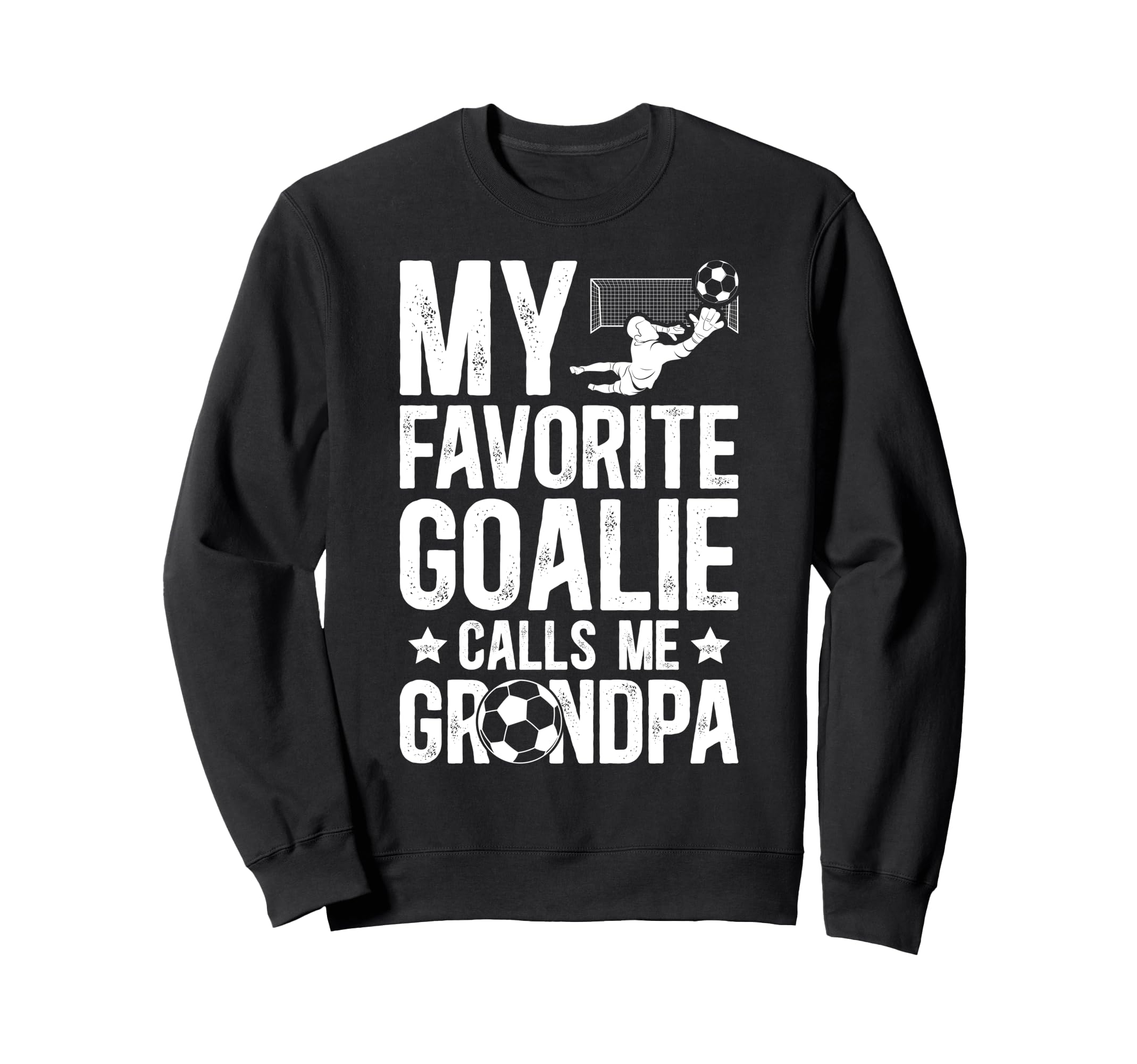 Proud Soccer Goalie Grandpa Soccer Sweatshirt - Trendy Graphic Unisex