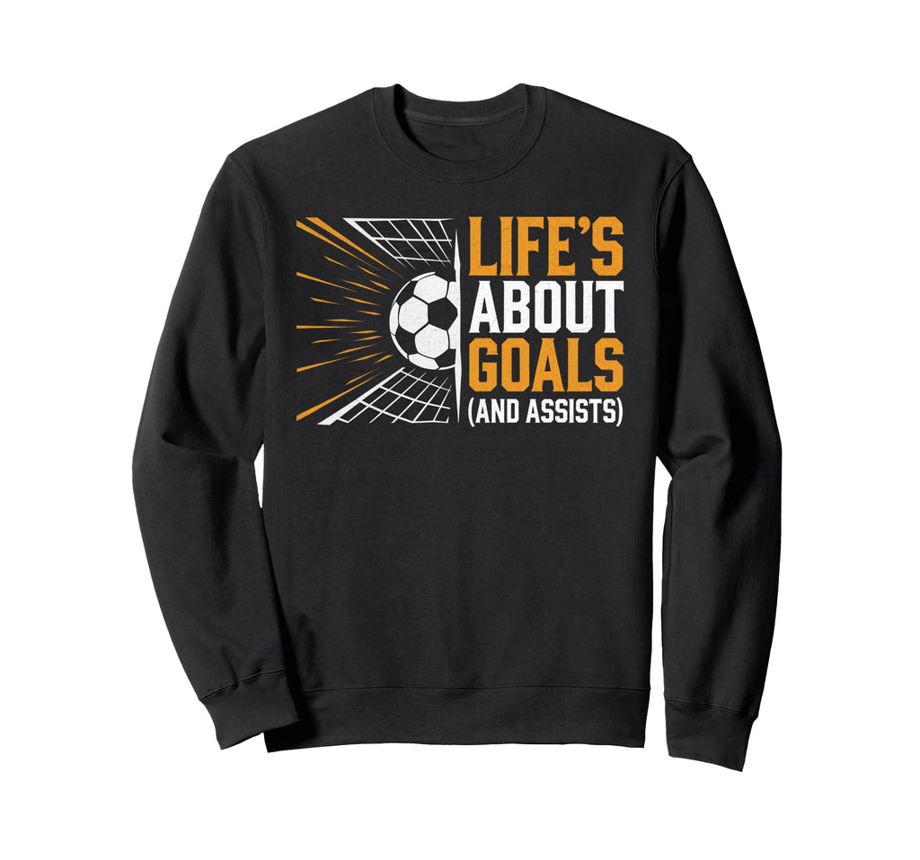 Funny Soccer Player And Coach Sweatshirt - Casual Everyday Wear for Adults