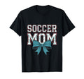 Soccer Mom Coquette Bow Mothers Day T-Shirt - Fun Novelty Design Men Women