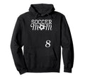 Soccer Mom Jersey Number 8 Favorite Hoodie - Streetwear Style for Adults
