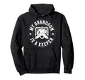 Proud Hockey Keeper Papaw Ice Hockey Hoodie - Unique Graphic for Adults