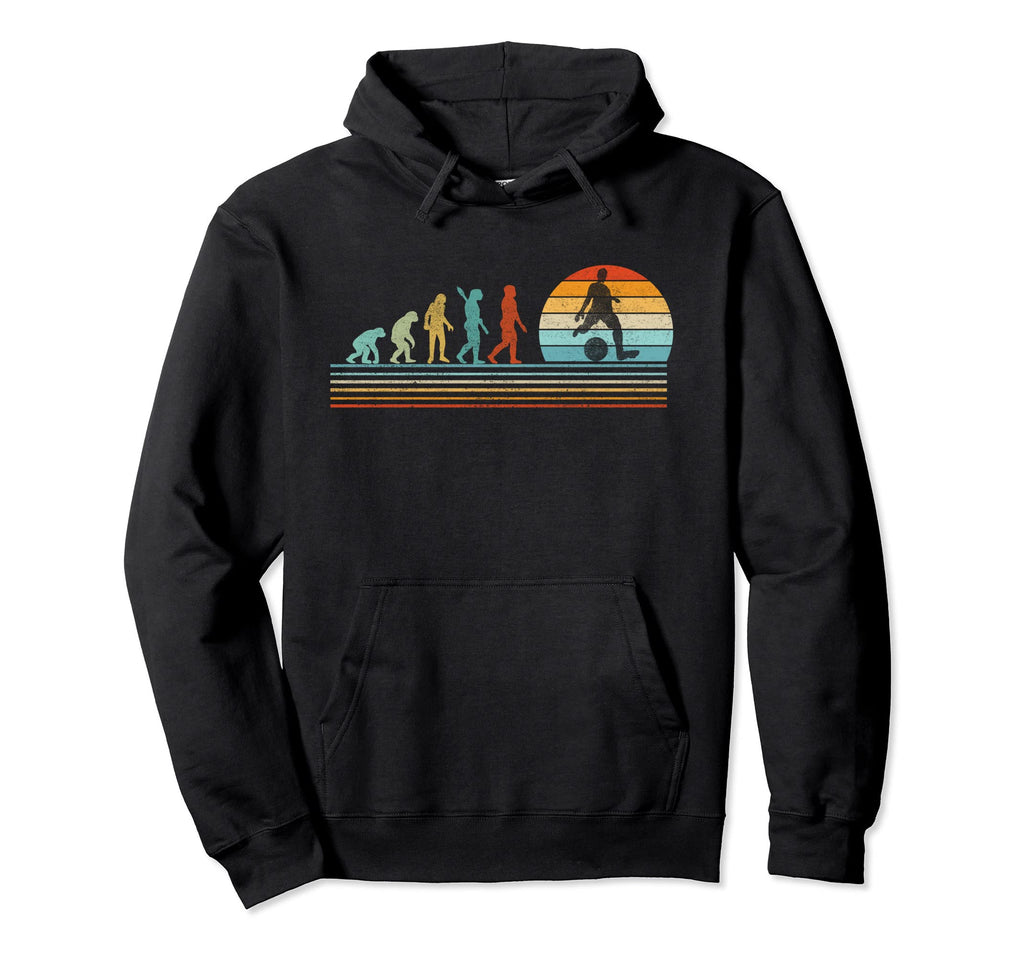 Evolution Soccer Player Hoodie - Custom Art Print for Adults