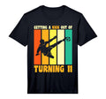 Happy 11Th Birthday 11 Year Old Kick T-Shirt - Unique Graphic for Adults
