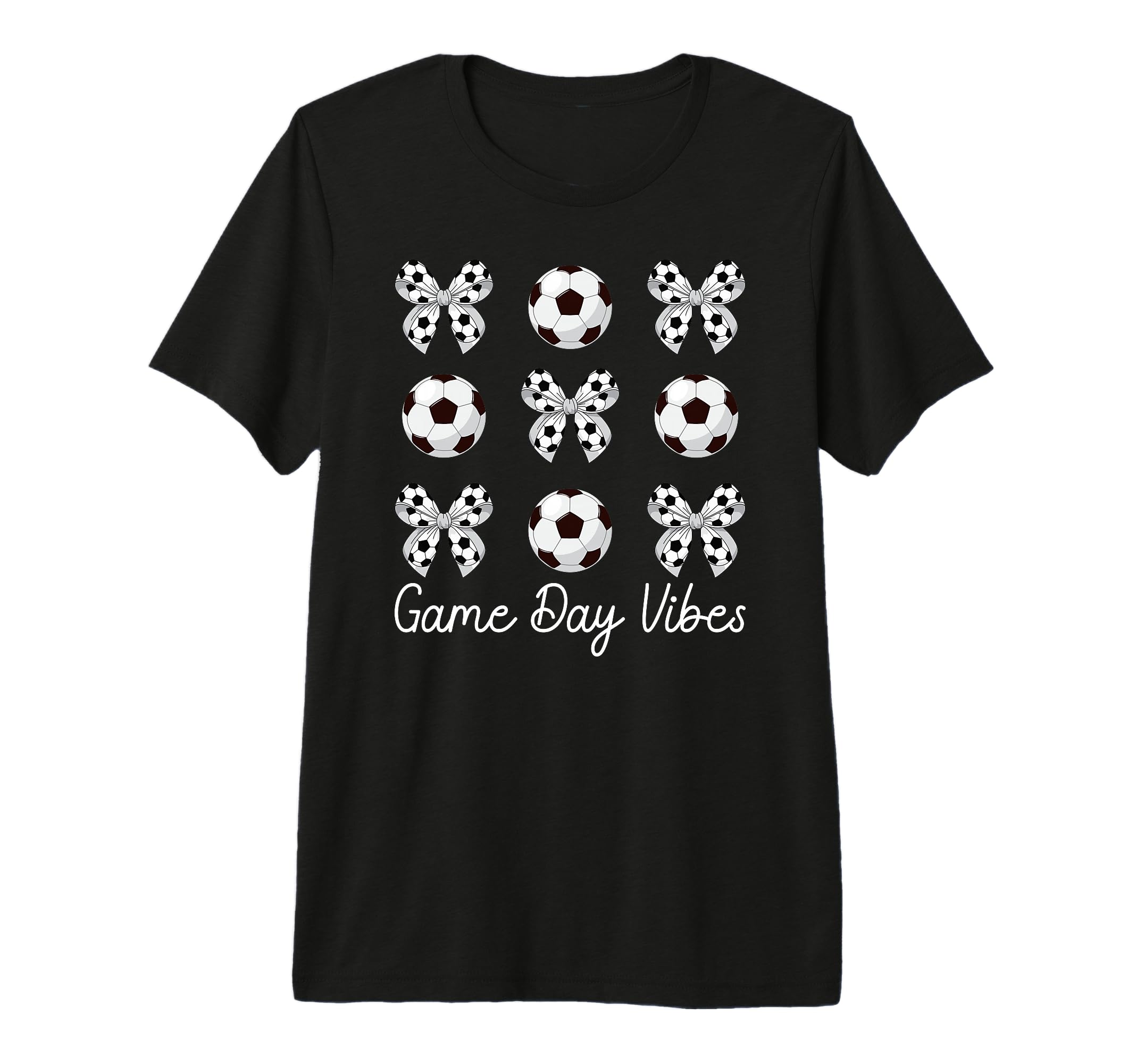 Game Day Vibes Soccer Game Day Soccer T-Shirt - Novelty Apparel for Adults