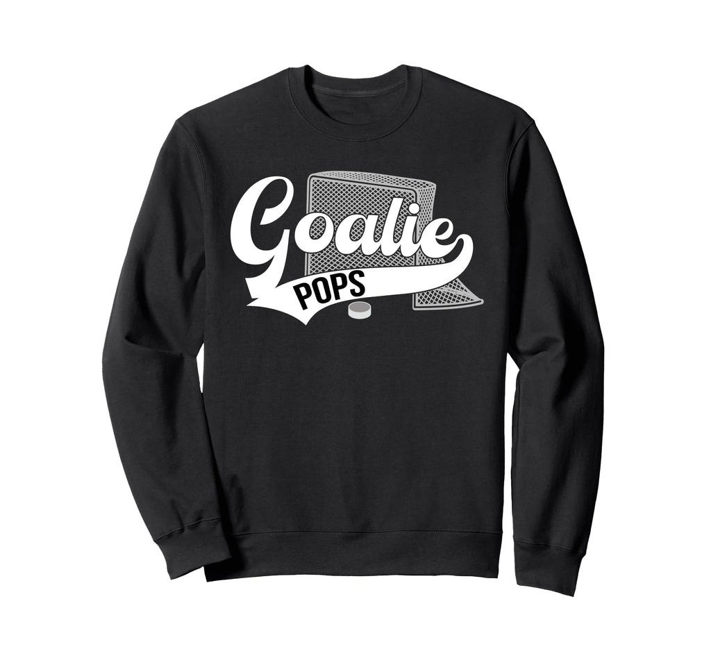 Ice Hockey Goalie Pops Ice Sweatshirt - Aesthetic Graphic for Adults
