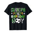 Grandpa Birthday Soccer Player Game Day T-Shirt - Fun Novelty Design Unisex