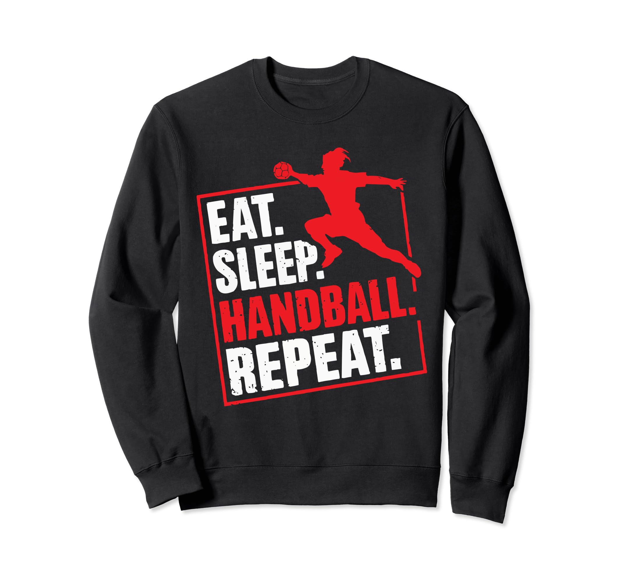 I Love Handball Player Sports Sweatshirt - Trendy Graphic for Adults