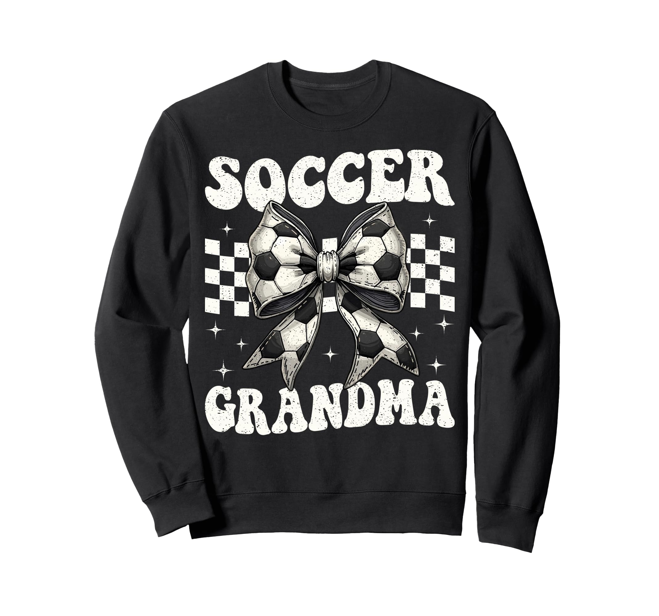 Soccer Grandma Funny Coquette Bow Sweatshirt - Custom Art Print Men Women