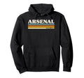 Stripe Arsenal Hoodie - Unique Graphic for Adults