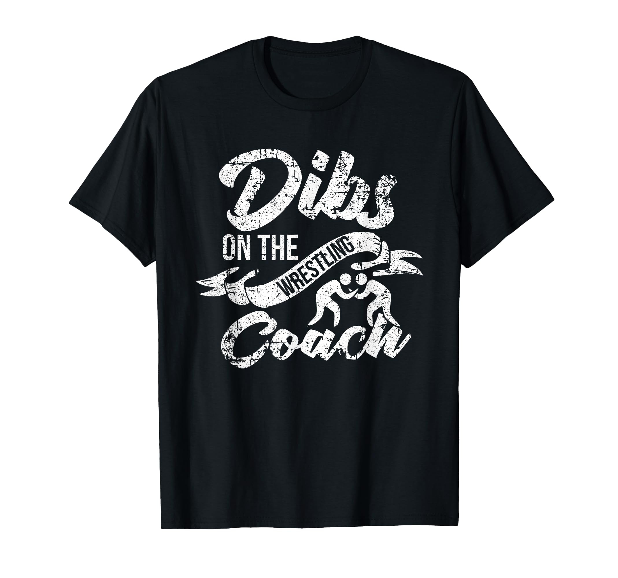Wrestling Coachs Wife Girlfriend Dibs T-Shirt - Aesthetic Graphic Unisex