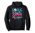 Gender Reveal Goals Or Bows Great Grandma Hoodie - Custom Art Print Unisex
