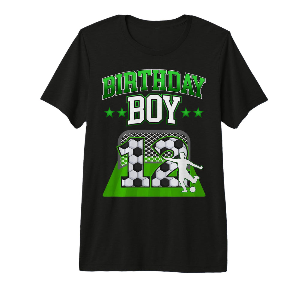 Soccer Themed Birthday Outfit 12 T-Shirt - Casual Everyday Wear for Adults