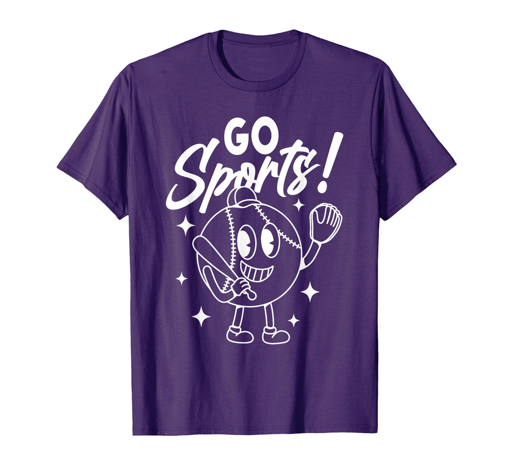 Go Sports Funny Sarcastic Slogan T-Shirt - Novelty Apparel Unisex