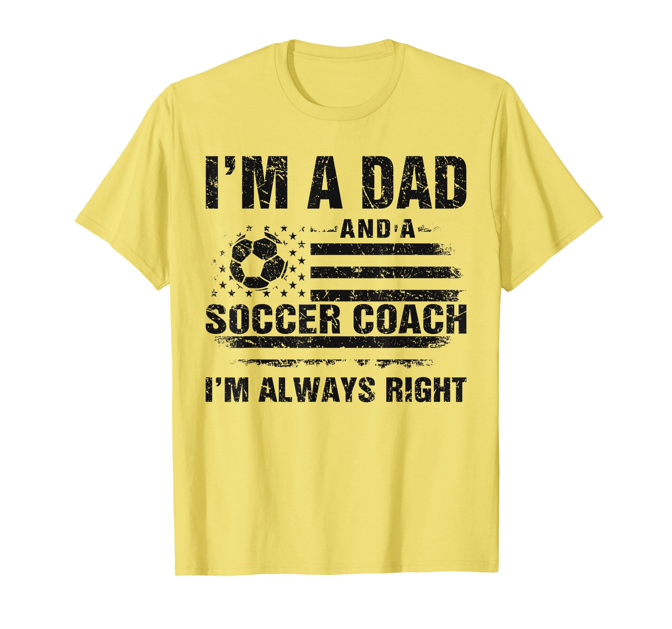Dad Soccer Coach Funny Fathers Day T-Shirt - Novelty Apparel for Adults