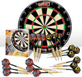 Vapor 180 Bristle Dartboard Staple Free Bullseye Steeltip Darts Extra Flights