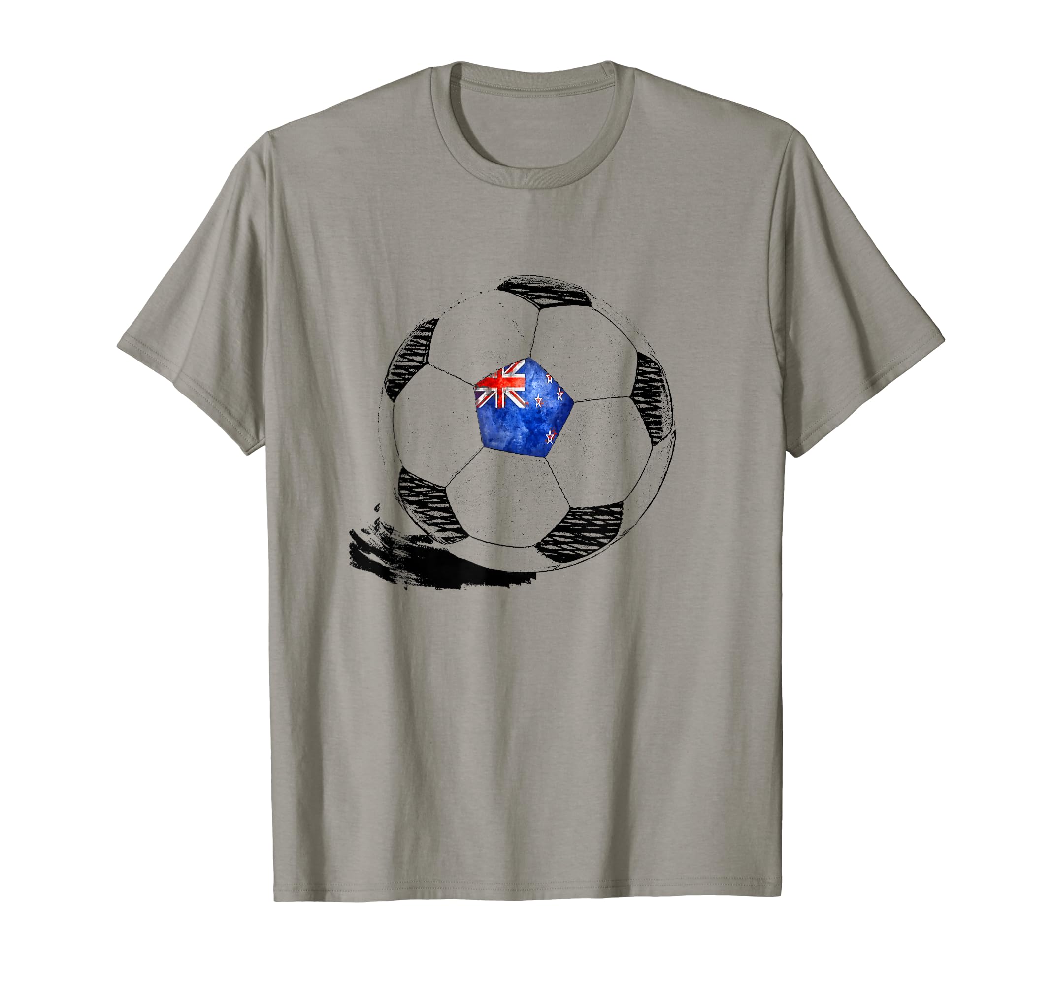 Soccer New Zealand Flag Kiwis Pride T-Shirt - Trendy Graphic for Adults